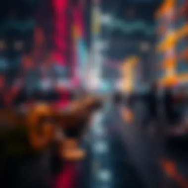 Cryptocurrency Market Trends Visual representation of cryptocurrency market trends