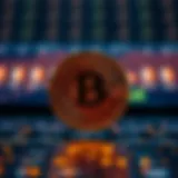 Conceptual representation of AICoin blending AI and blockchain technologies