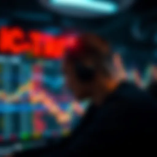 A visual representation of algorithm trading concepts