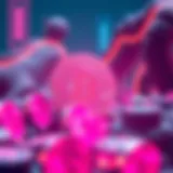 Conceptual representation of altcoins in decentralized finance