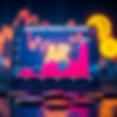 Graph showcasing the market potential of AR coins