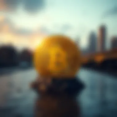 The Rise of Bitcoin A digital representation of Bitcoin symbolizing its rise in the cryptocurrency market
