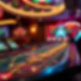 Visual representation of blockchain technology in online gaming