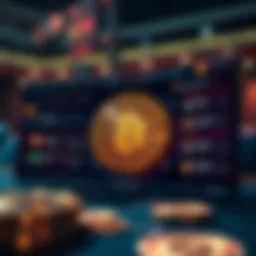 Visual representation of Bitcoin casino software features