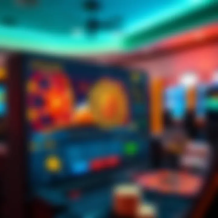 Screenshot of user interface from a popular Bitcoin casino