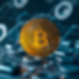 Conceptual representation of Bitcoin technology