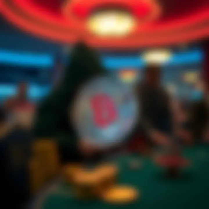 Visual representation of risks associated with Bitcoin gambling