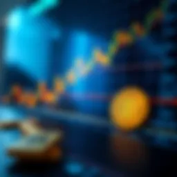 Graph showcasing Bitcoin price trends over time