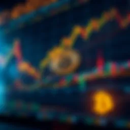 Graphs illustrating Bitcoin price trends