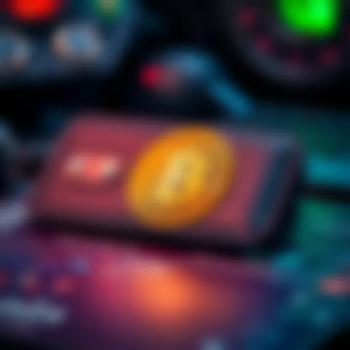 Illustration of Bitcoin wallet address concept