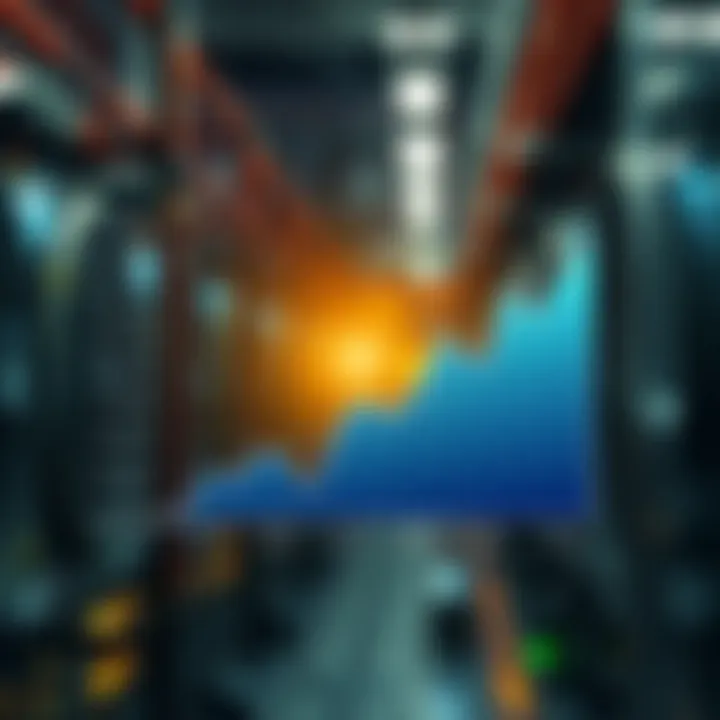 Graph illustrating the energy efficiency of cryptocurrency mining