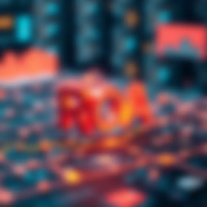 Blockchain business model illustration