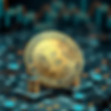 Blockchain in Financial Systems Illustration of blockchain technology in financial systems