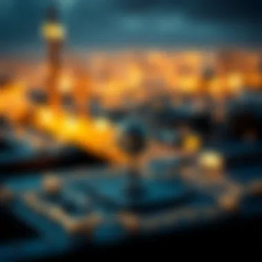 Blockchain Network Structure and Its Influence on Speed Conceptual diagram of blockchain network structure affecting speed