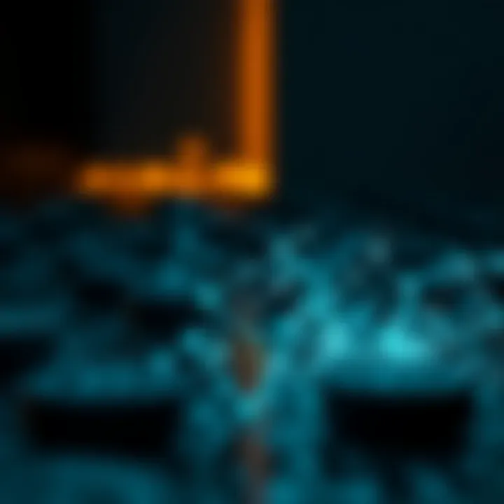 Illustration of blockchain technology and its applications