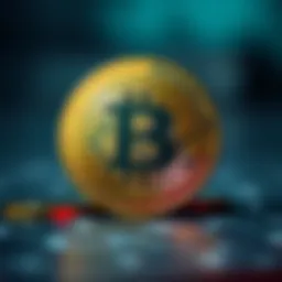 Conceptual representation of BTOR cryptocurrency