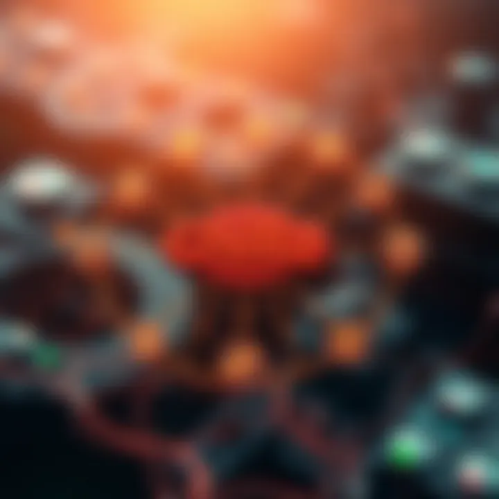 Blockchain technology diagram related to Chiliz ecosystem