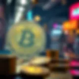 A digital representation of cryptocurrency trends