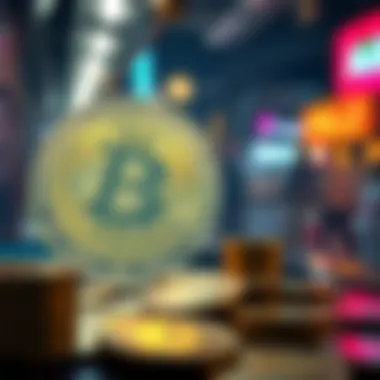 A digital representation of cryptocurrency trends