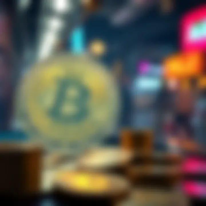 A digital representation of cryptocurrency trends