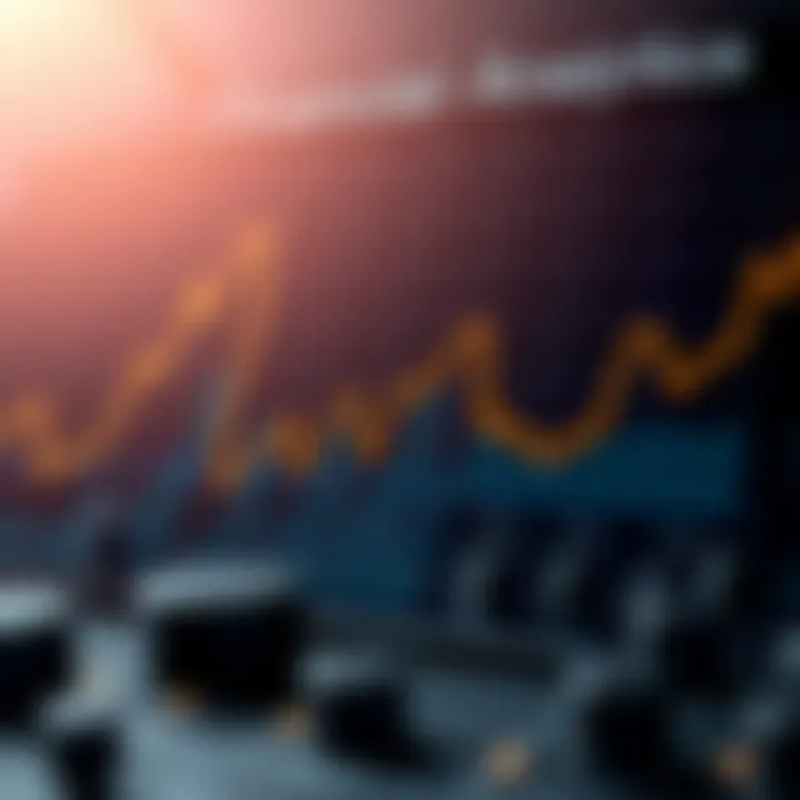 A conceptual graphic of financial analytics