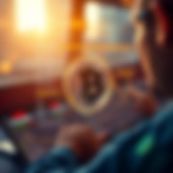 Infographic illustrating crypto trading strategies