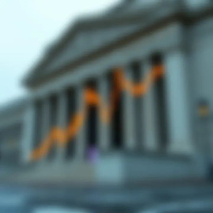 Chart showing cryptocurrency market volatility post-Fed policy change