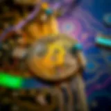 An abstract representation of cryptocurrency custody services