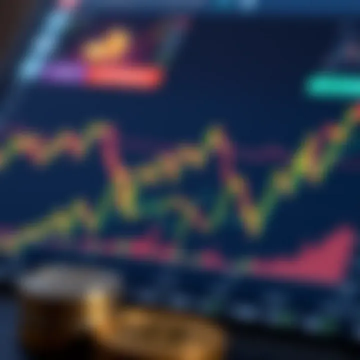 An analytical chart showcasing cryptocurrency trends