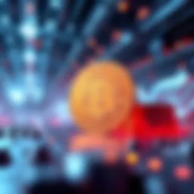 A futuristic depiction of cryptocurrency evolution with Syscoin at the forefront