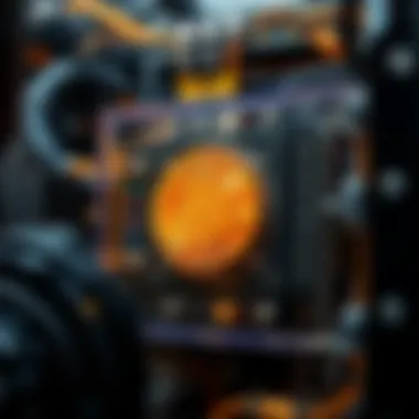 Illustration of cryptocurrency mining mechanisms