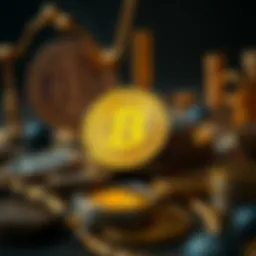 Visual representation of cryptocurrency rankings