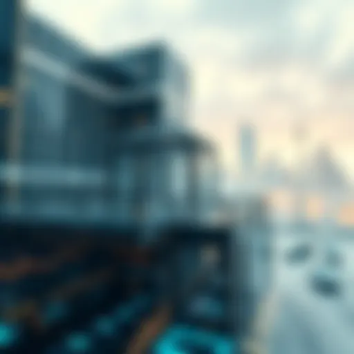 Visual representation of cryptocurrency trading platform architecture