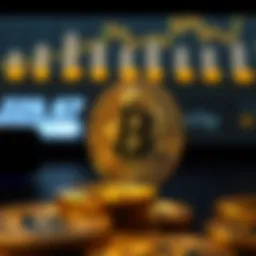 Visual representation of cryptocurrency transaction speed