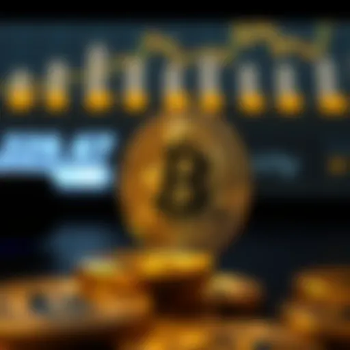 Visual representation of cryptocurrency transaction speed