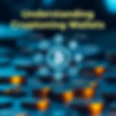 Conceptual diagram illustrating the basics of cryptocurrency wallets