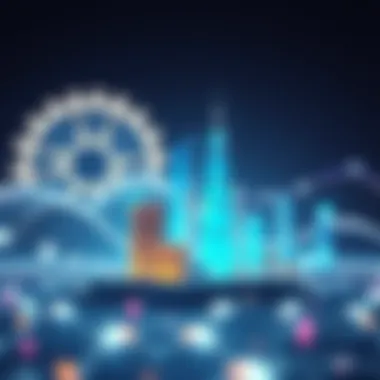 Conceptual representation of decentralized finance and its innovative landscape.