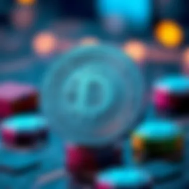 Visualization of the mechanisms behind DeFi coins and their functionalities.