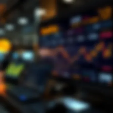 Modern banking interface showcasing cryptocurrency trends