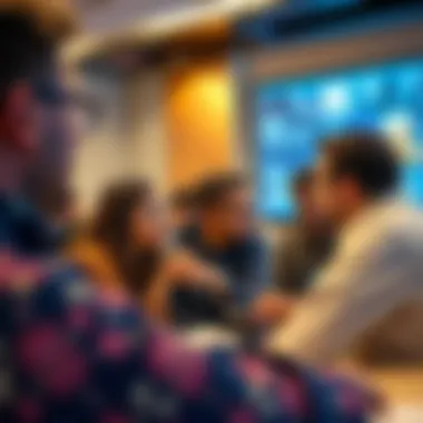 A vibrant community forum discussion on cryptocurrency