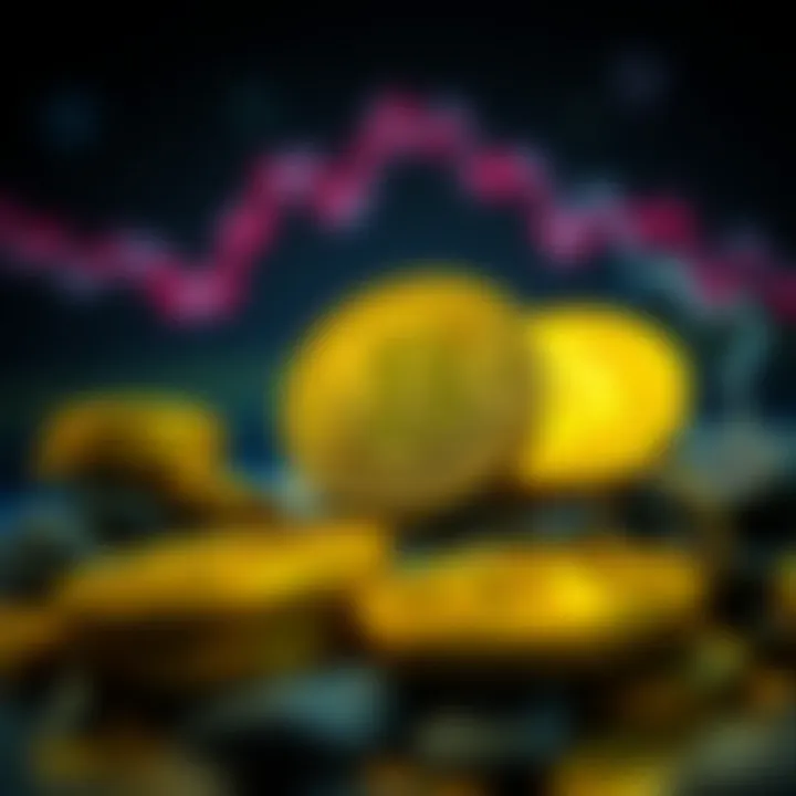 A digital representation of cryptocurrency trends