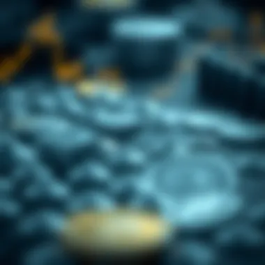 An abstract visual of economic insights related to cryptocurrencies