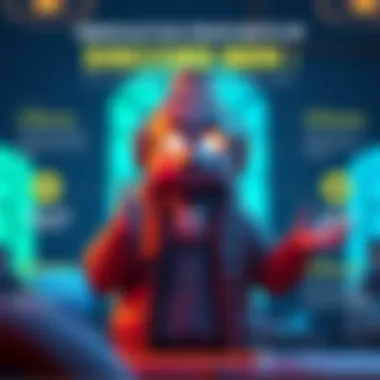An infographic showcasing unique interaction features of Discord Ben
