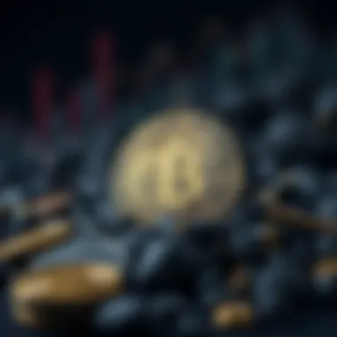 Concept of cryptocurrency diversification