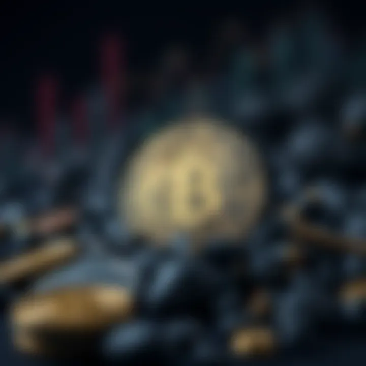 Concept of cryptocurrency diversification