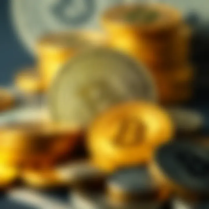 Connection between dollar coins and cryptocurrency