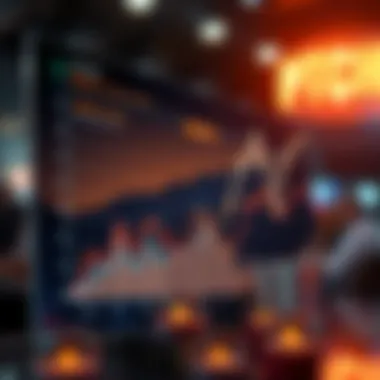 Graph illustrating market trends and projections for eCash