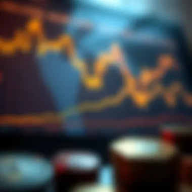 Graph showing economic factors influencing currency valuation