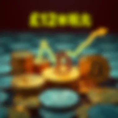 Visual representation of economic impact due to currency exchange changes