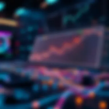 Visual representation of multiple asset management in blockchain